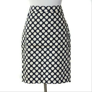 NWT !! J. Crew Navy Polka Dot Pencil Skirt :: 2